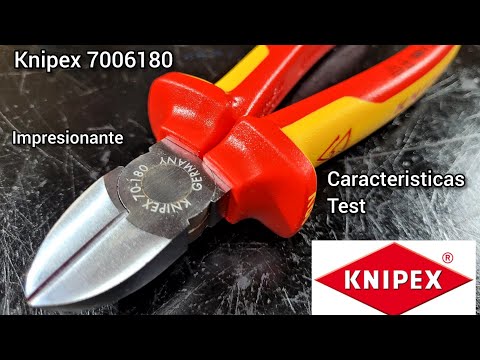 Alicate de electricista knipex 7006180 . germany diagonal cutters 