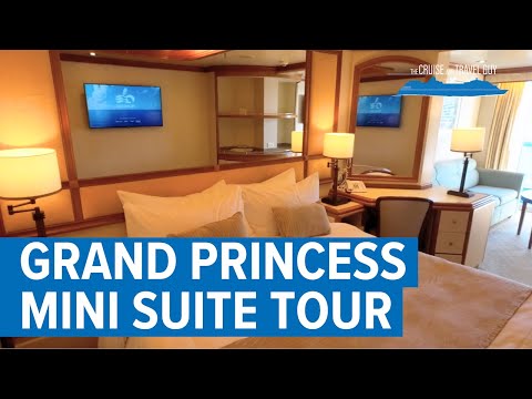 Grand Princess Mini Suite D222 Room Tour Video Thumbnail