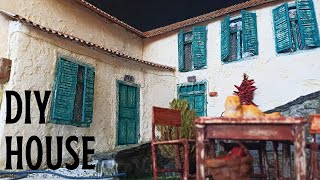 Köy Evi Maketi Yaptım - Ayrıntılarla Dolu Köy Evi Dioraması / Dıy