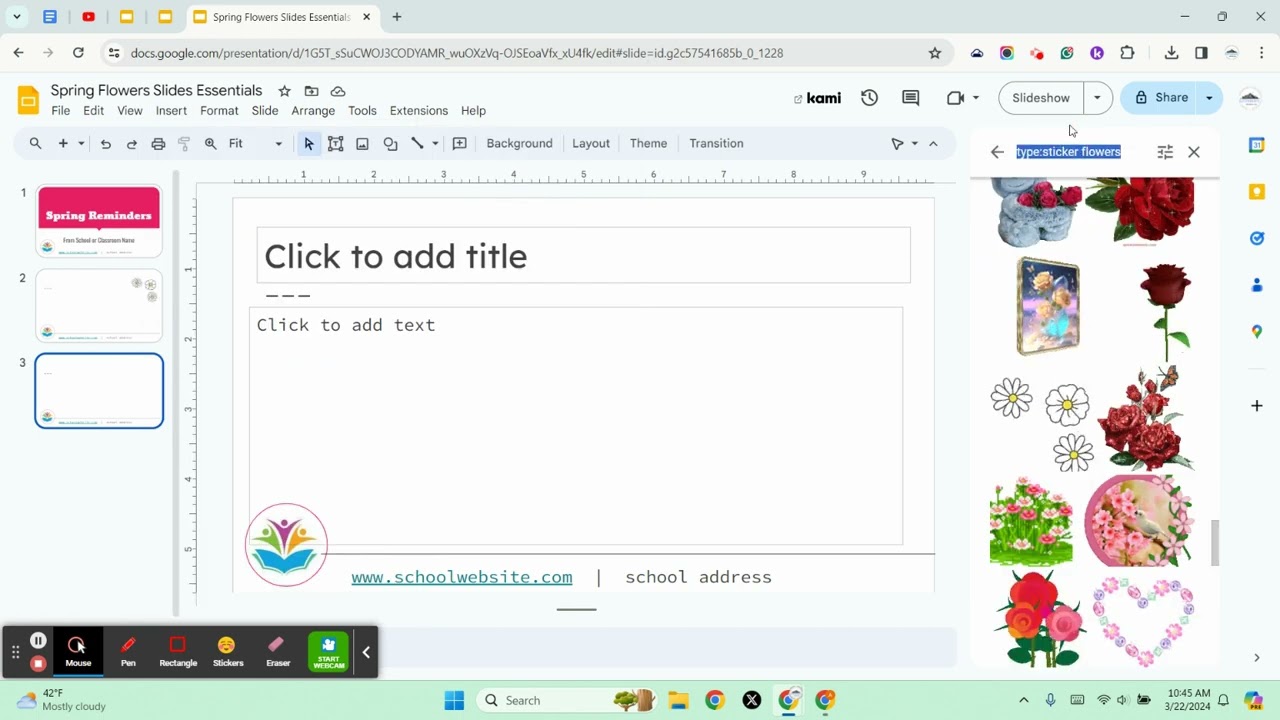 4 Insert Stickers Or Gifs In Google Slides Essentials YouTube 4 Insert Stickers Or Gifs In Google Slides Essentials YouTube