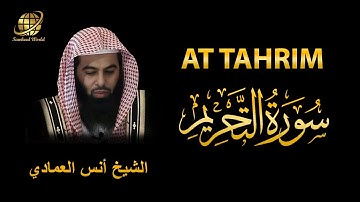 Surah AT Tahrim | Sheikh Anas Al Emadi  | سورة  التحريم |  الشيخ أنس العمادي