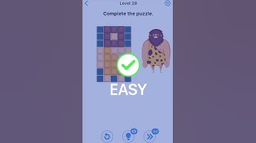 Easy Game: Level 28 - Complete the puzzle