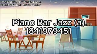 Piano Bar Jazz (a) Roblox ID - Roblox Music Code