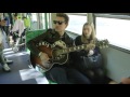A nice day for some lucky Melbourne commuters surprised by superstar Chris Isaak! #HaveANiceDay