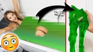 DIY SCHLEIM FÜR DIE BADEWANNE in 10 SEKUNDEN   | XLAETA