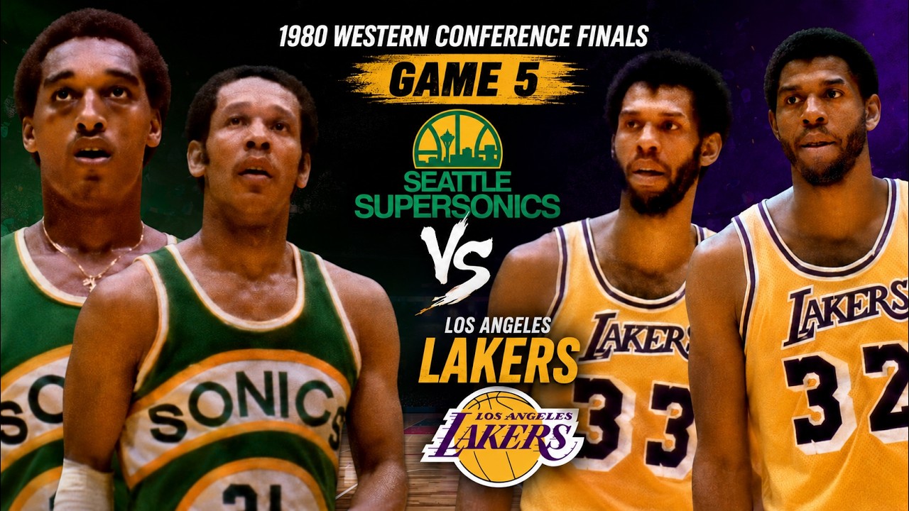 1980 Western Conference Finals G5: Seattle SuperSonics vs Los