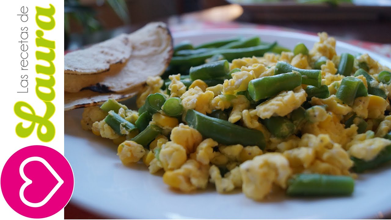 Desayuno Saludable HUEVO CON EJOTES ♥ Scramble Eggs with green beans -  YouTube