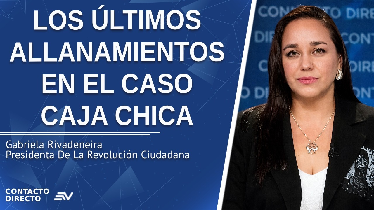 Los Últimos Allanamientos En El Caso Caja Chica - Entrevista con Gabriela Rivadeneira | Ecuavisa