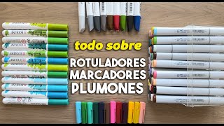 EL MUNDO DE LOS ROTULADORES | DIBUJANDO con ROTULADORES en papel kraft #QuédateEnCasa y #dibuja