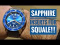 Sapphire Bezel Insert for the Squale 1521 Divers