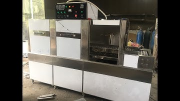 Máy rửa khay công nghiệp năng suất cao 1800-2000 bát đĩa/h - inox Thanh Hưng