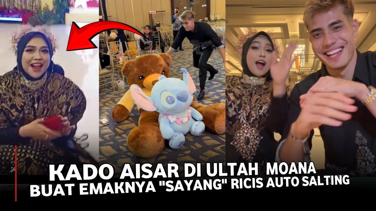 Ketika Aisar gombalin ratu gombal Ria ricis di ulang tahun moana 