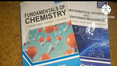 bsc  1st  semester  physics and chemistry  books NEP