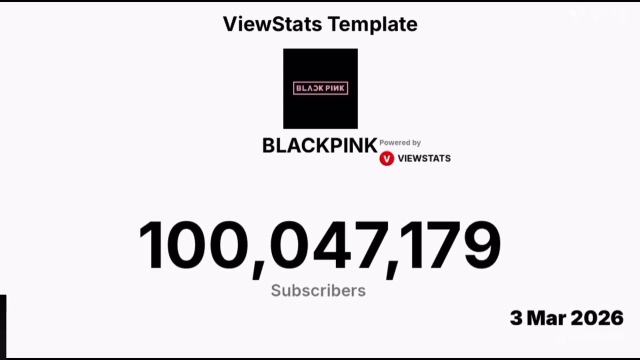 【Future】 BLACKPINK 100,000,000 Subscribers #youtube #subscribe #future 