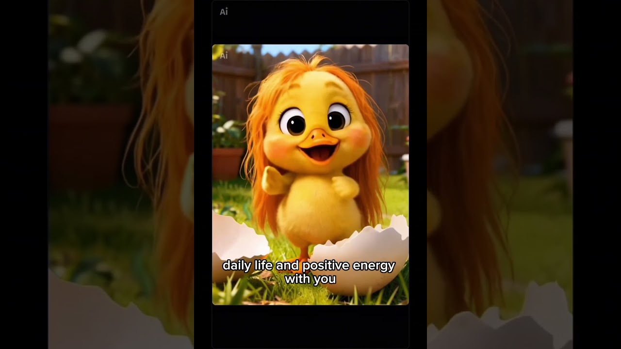 Miss Orange Duck’s First Day in the World 🥚🦆🍊#