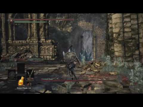DARK SOULS™ III Crystal sage bossfight NG+ hollow / bleed / dex build