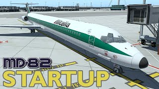 X Plane 11 : Laminar MD-82 : Startup Tutorial