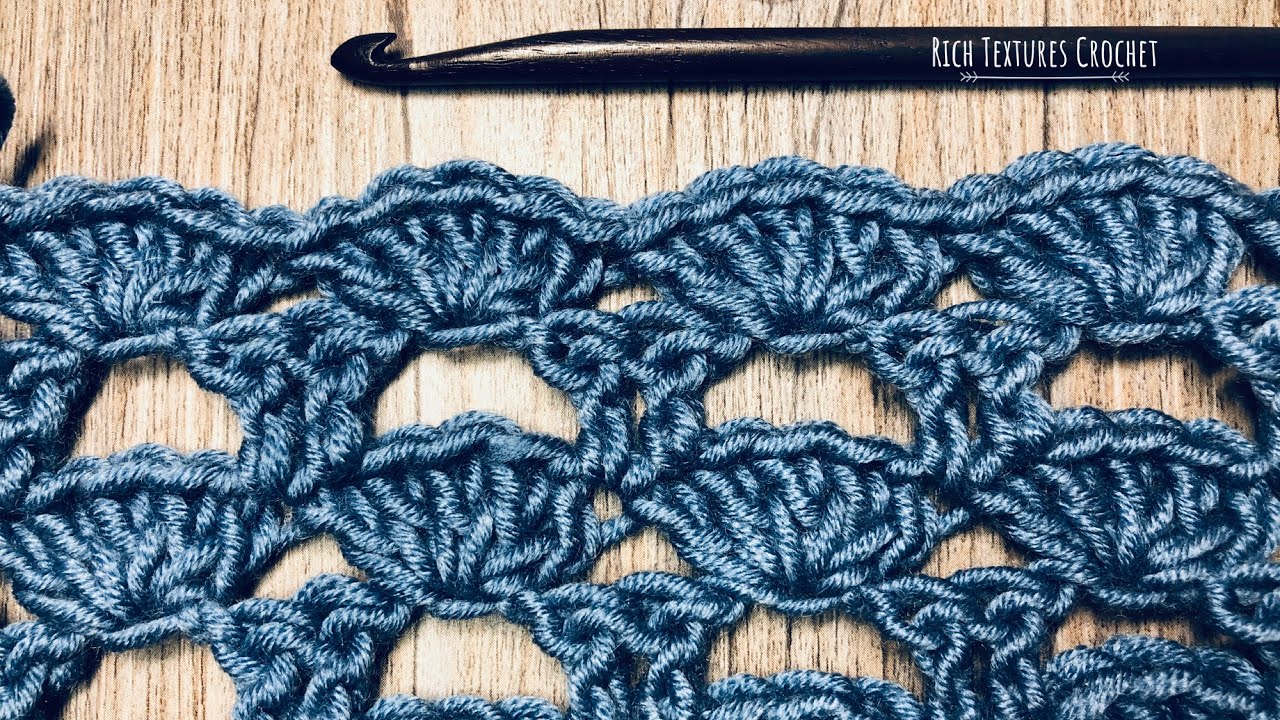 How to Crochet the Boxed Shell Stitch - YouTube