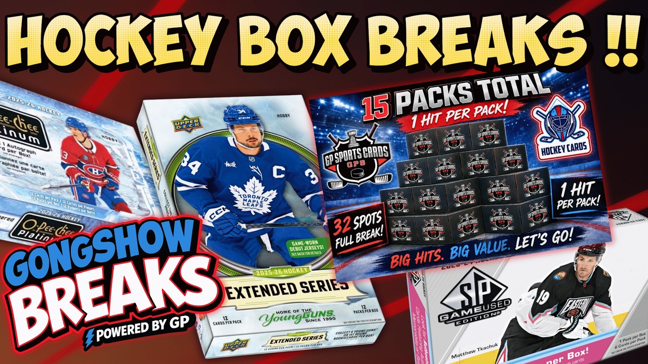 Saturday Night Hockey Box Breaks - Grail Chase Is On! | Gongshow Breaks