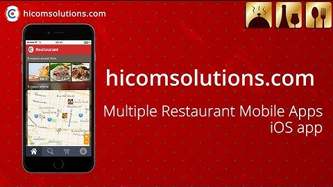 Multiple Restaurants ios app source code for sale - 24/2/2016