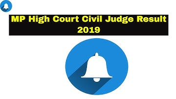 MP High Court Civil Judge Result 2019
