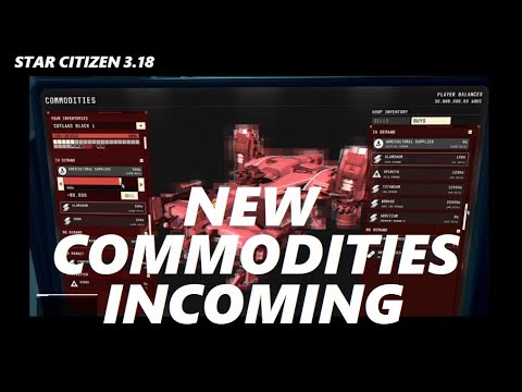 Star Citizen - New Commodities for  - New Kiosks look SICK - YouTube