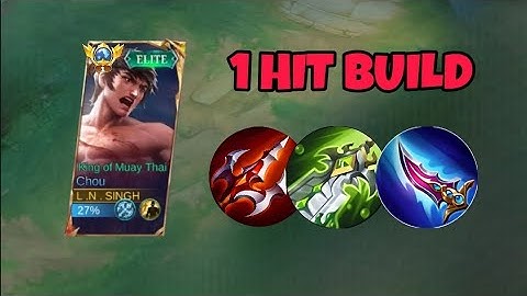 💥 Chou 1 Hit Build 💢 | One Kick Knockout! 🥋🔥 MLBB Montage