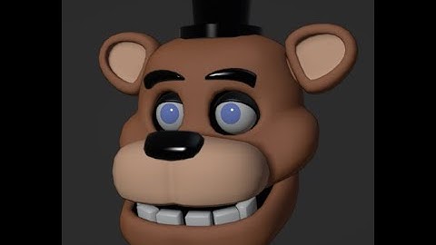 How To Model A FNAF Head! (Freddy)