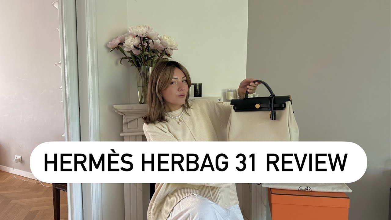 HERMÈS HERBAG 31 UNBOXING, REVIEW & WHAT FITS