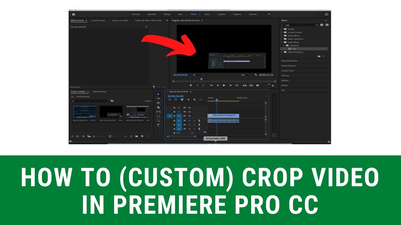 How To Custom Crop Video In Premiere Pro CC YouTube How To Custom Crop Video In Premiere Pro CC YouTube