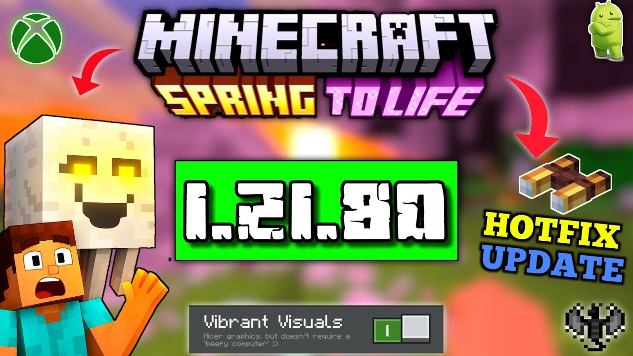 Minecraft Pe 1.21.80 Official Version Released | Minecraft 1.21.80 ...