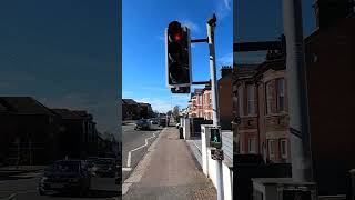 Dunstable: High Street South, Siemens Helios Traffic Lights Puffin Crossing