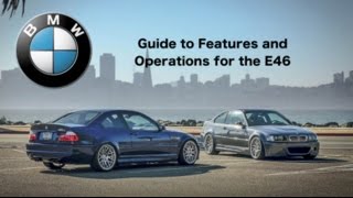 Guide to Features and Operations for the E46 Alpine Ine W997 E46 Menu And Functions