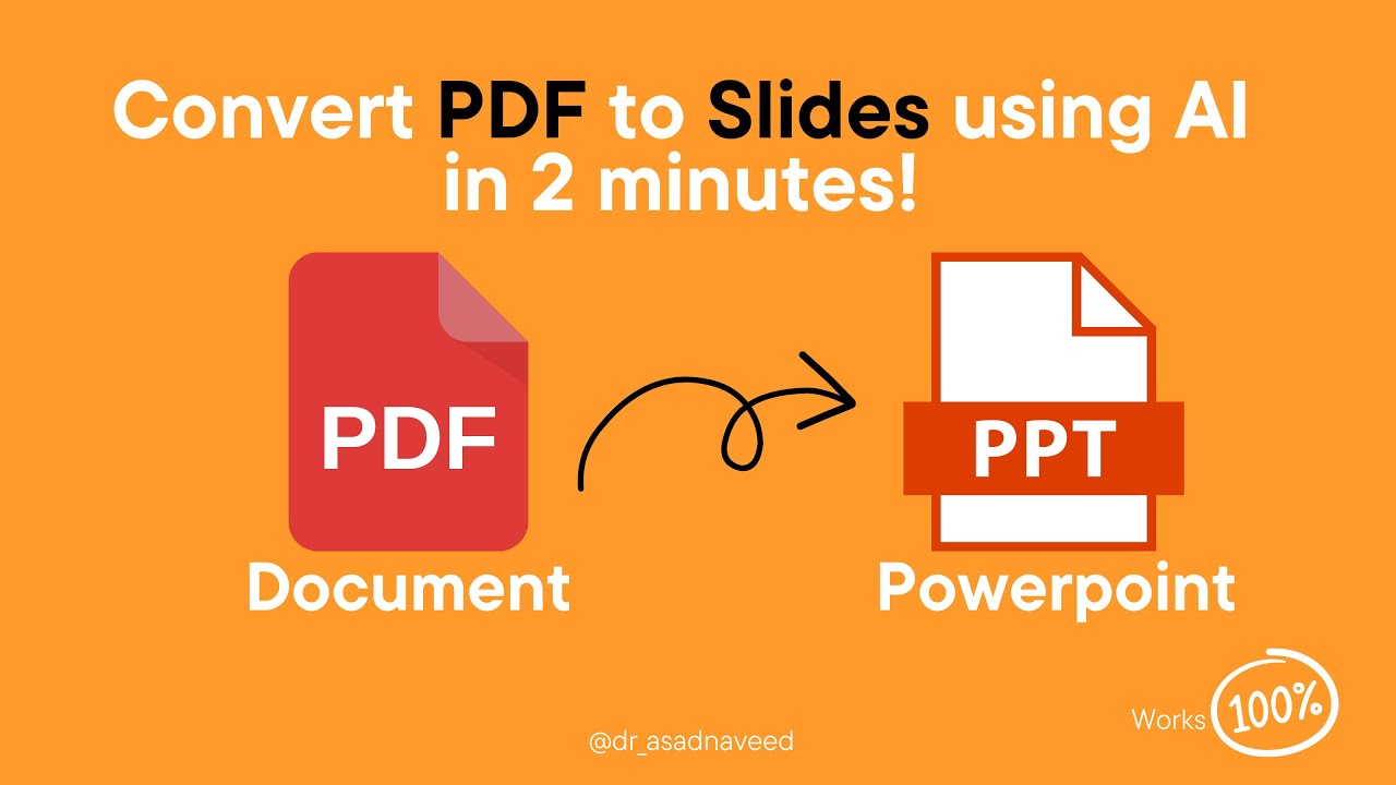 convert pdf to presentation online