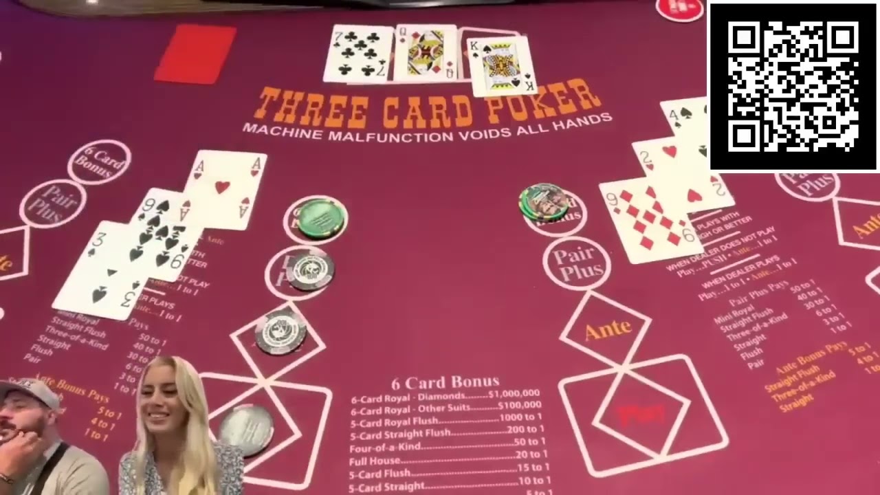 INSANE RUN ON 3 CARD POKER!
