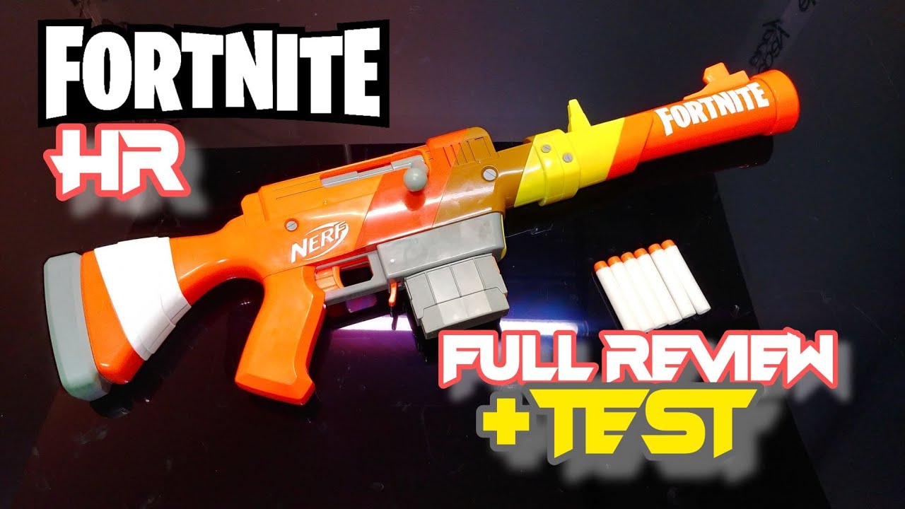 NERF ULTRA 3 トイガン オレンジ　フォートナイト　HR ブラスター Nerf® Fortnite™ HR Blaster | Full Review - YouTube