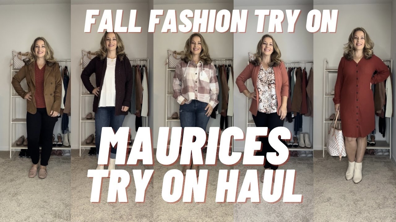 MAURICES FALL TRY ON HAUL FALL FASHION TRANSITIONING TO FALL