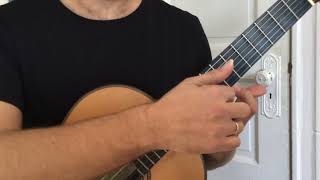 Classical Guitar Lesson Video- Left Hand Stretch Exercise