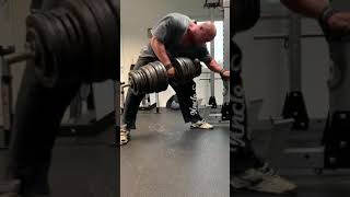 375 lb /168 kg dumbbell row