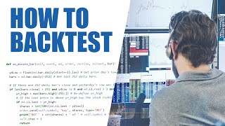 How to Backtest a Trading Strategy (Getting Started)