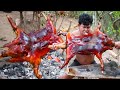 #RoastedPigBBQ Cooking Whole Pig BBQ Recipe Eating So Delicious - Roasted Pig BBQ Yummy Recipe
