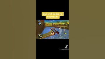 How to dodge a blue shell with no items #shorts