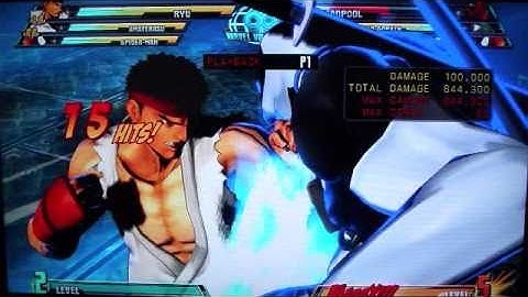MvC3 - Ryu and Pound cake