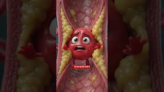 😱 Mai Tera Laal Blood Cell Hoon! Naadiyan Band Mat Hone De | Cholesterol Warning #shorts