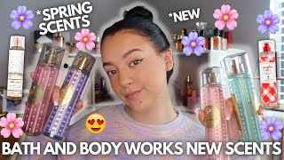 REVIEWING THE BRAND NEW SPRING BATH AND BODY WORKS SCENTS!! HUGE HAUL!