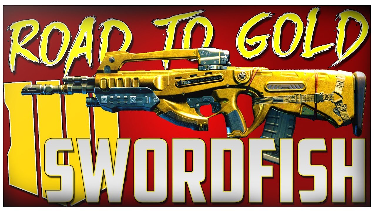 BLACK OPS 4, ROAD TO GOLD! Getting The Swordfish GOLD In Black Ops 4!