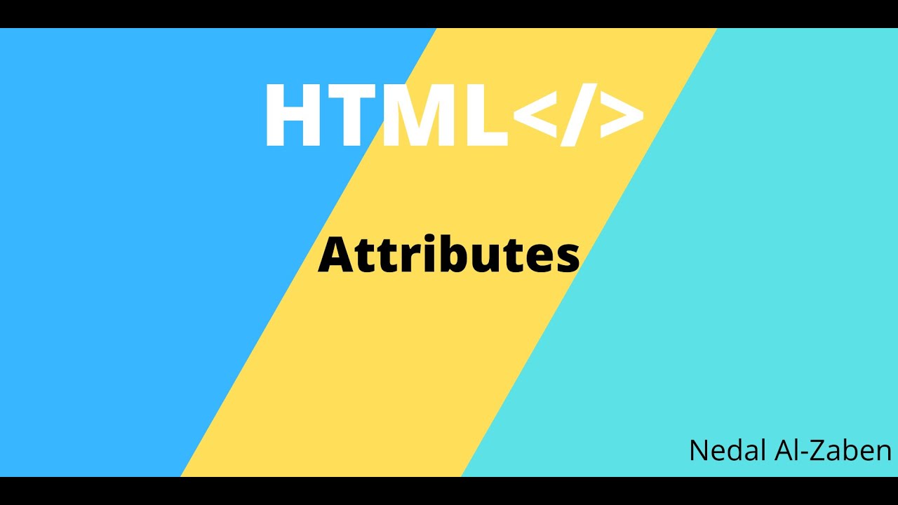 5- خصائص العناصر - HTML Attributes - YouTube