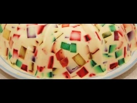 Gelatina mosaico con frutas - YouTube