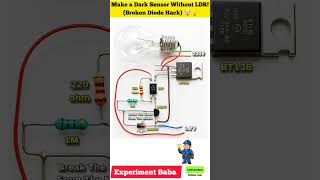 1N4007 Diode Magic Trick! Automatic Light Circuit 😱🔌
