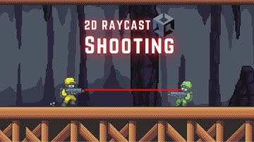 Unity 2D Shooting with Raycast in a 2D Game & Easy C# Tutorial!